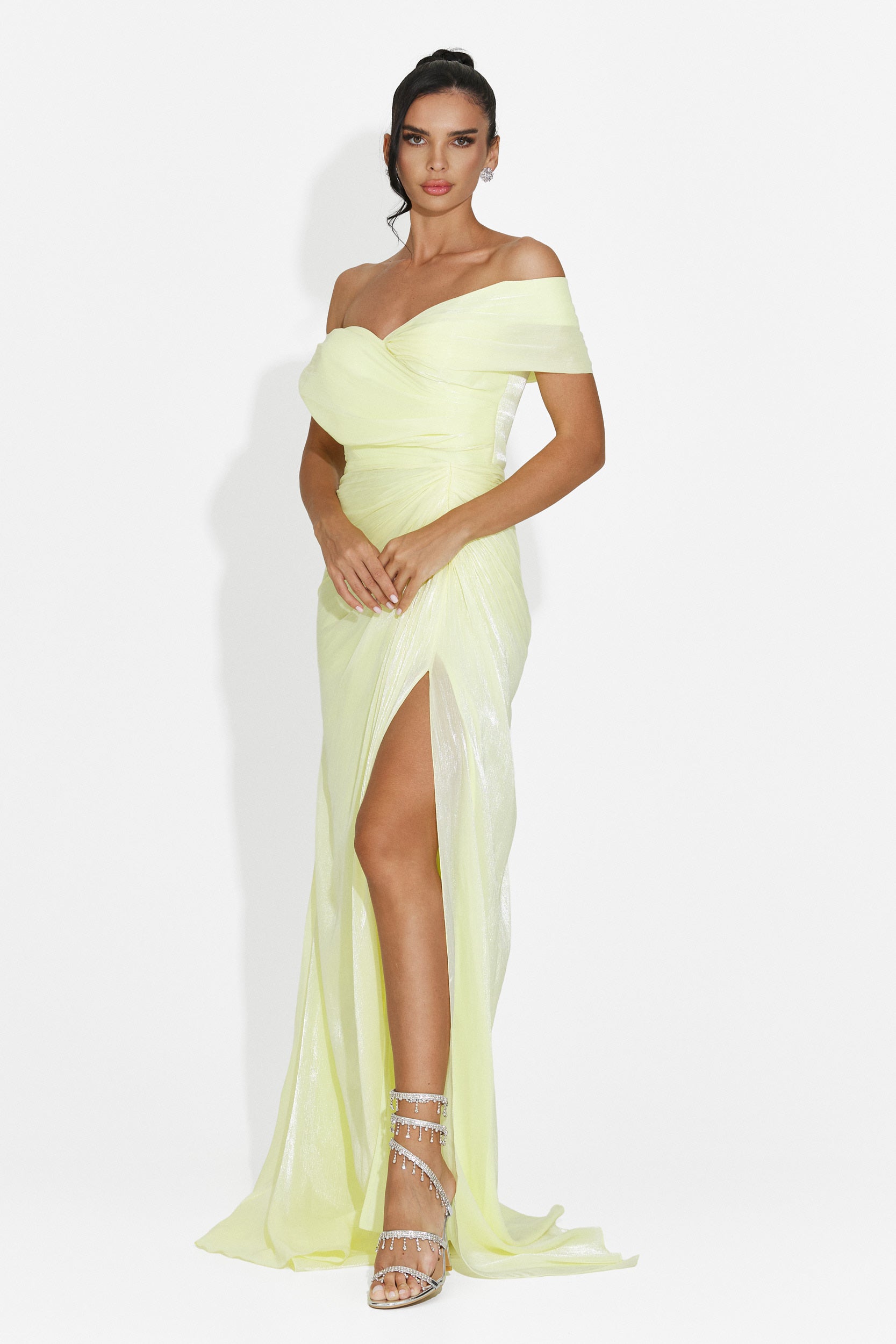 Rochie dama lunga galbena Wagner Bogas