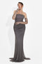 Rochie dama lunga gri Andeia Bogas