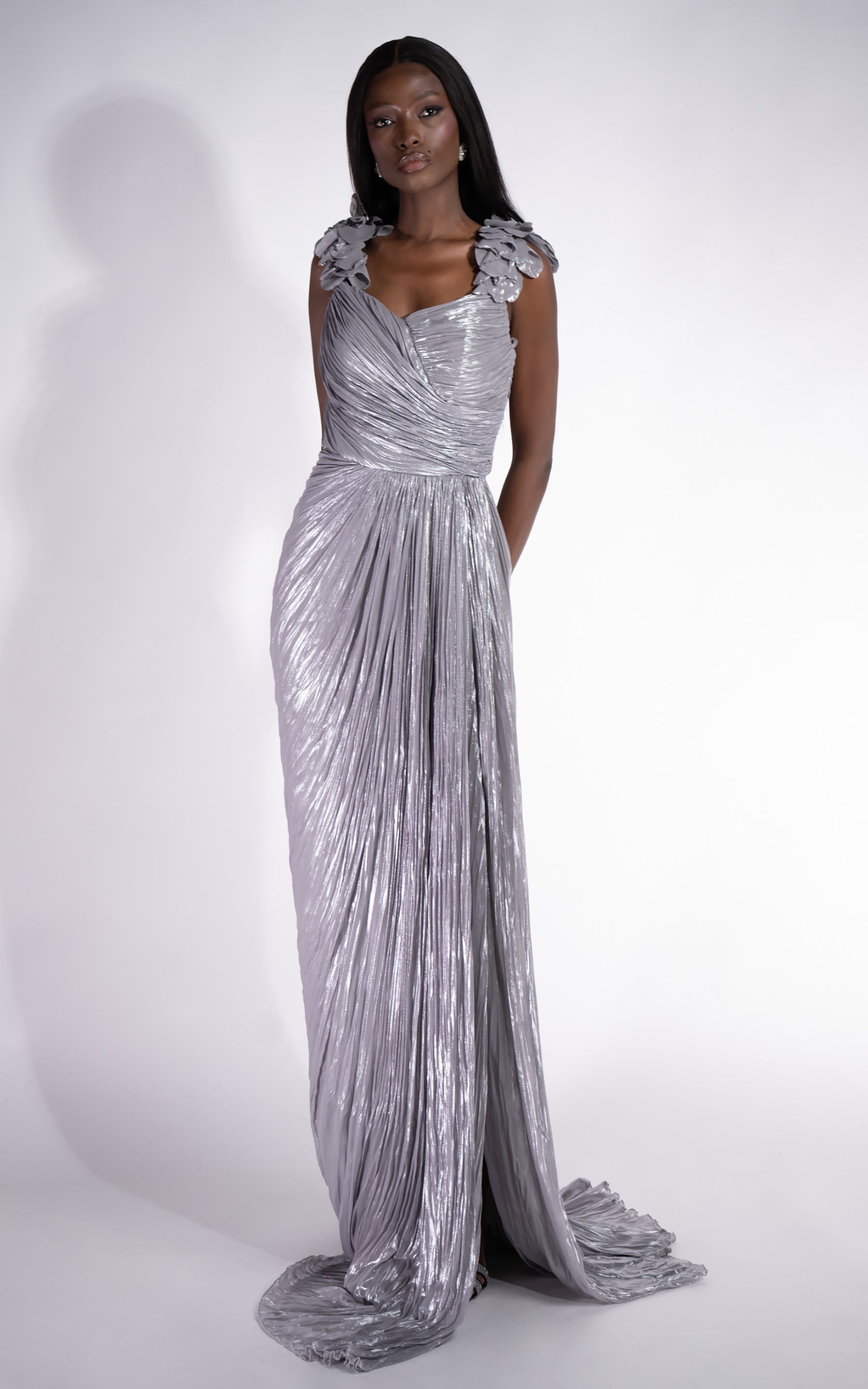 Rochie dama lunga lila Belabisa Bogas