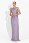 Estefana Bogas Long Lilac Ladies Dress