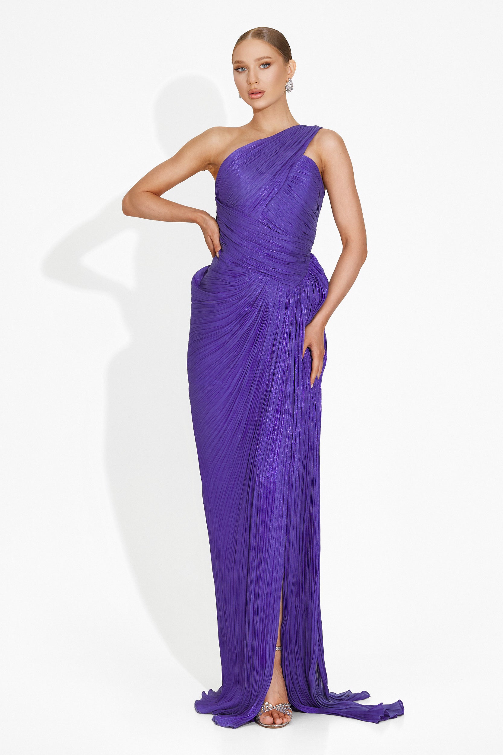 Rochie dama lunga lila Rosale Bogas