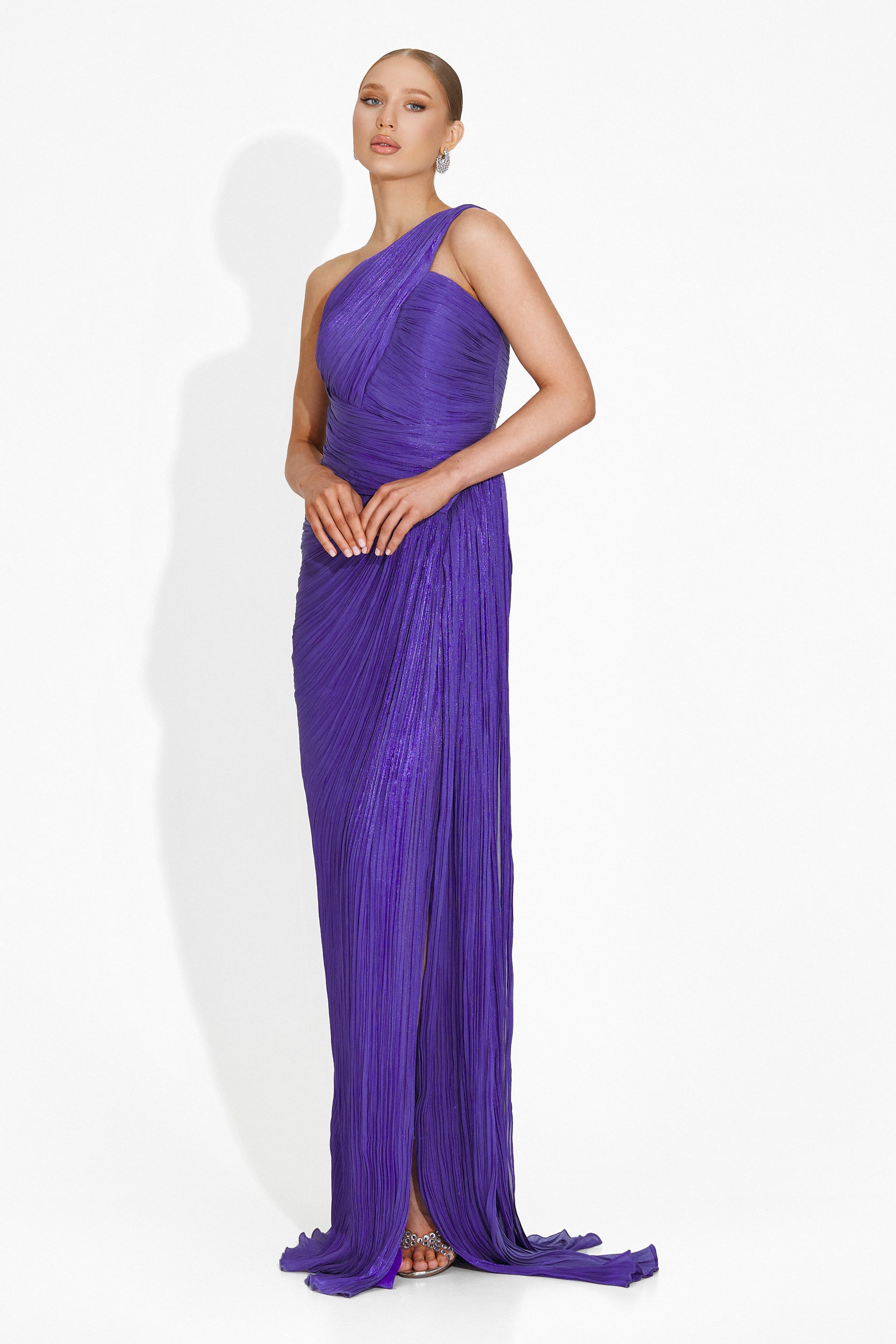 Rochie dama lunga lila Rosale Bogas