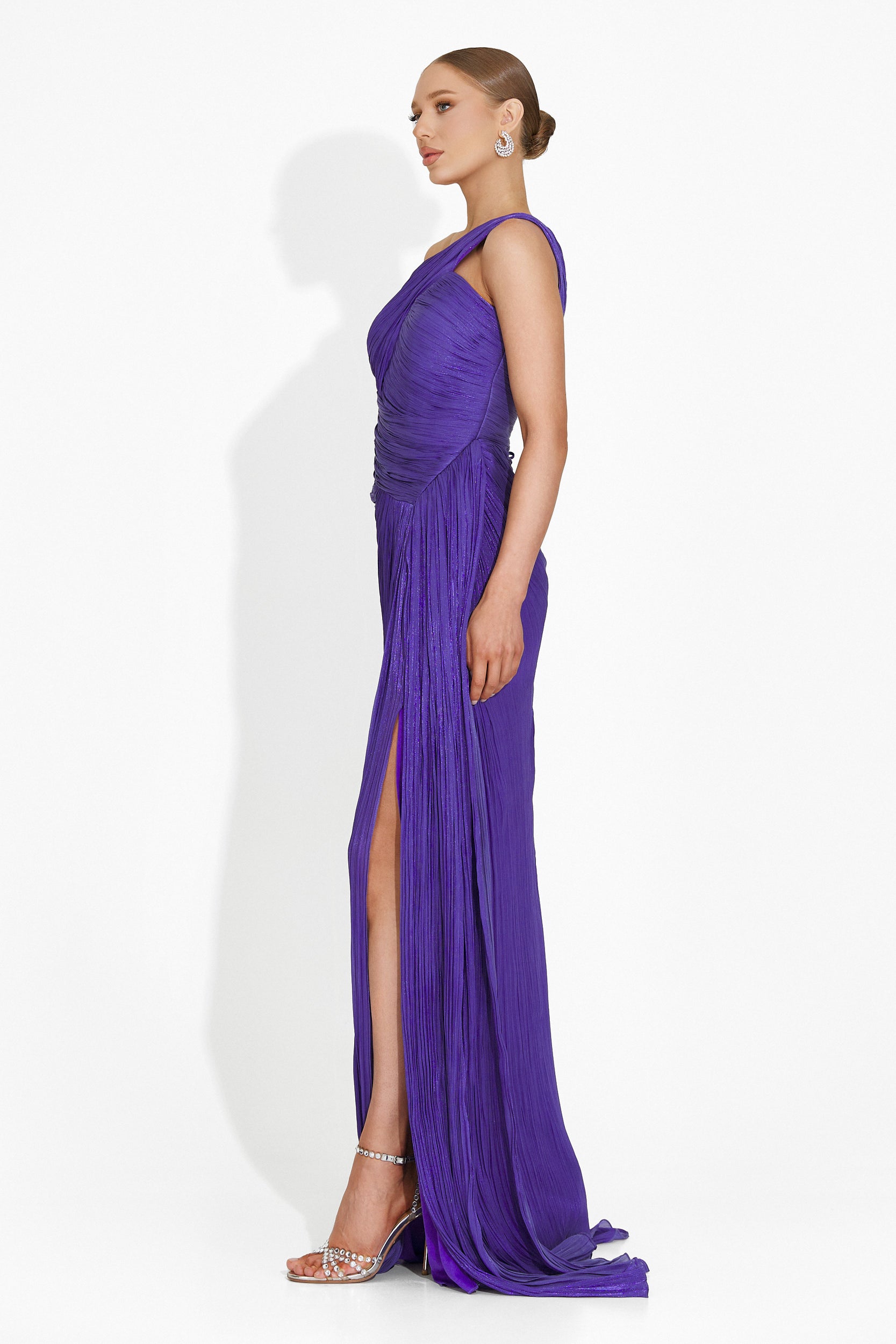Rochie dama lunga lila Rosale Bogas