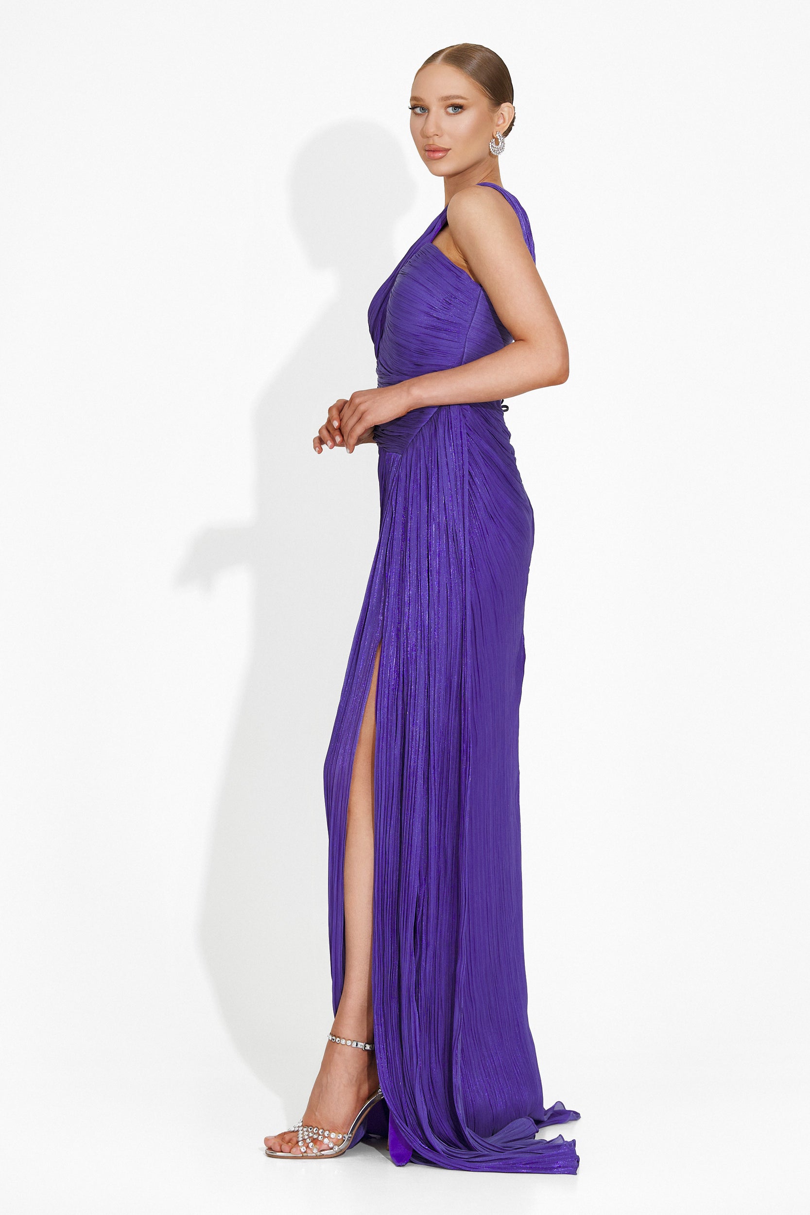 Rochie dama lunga lila Rosale Bogas