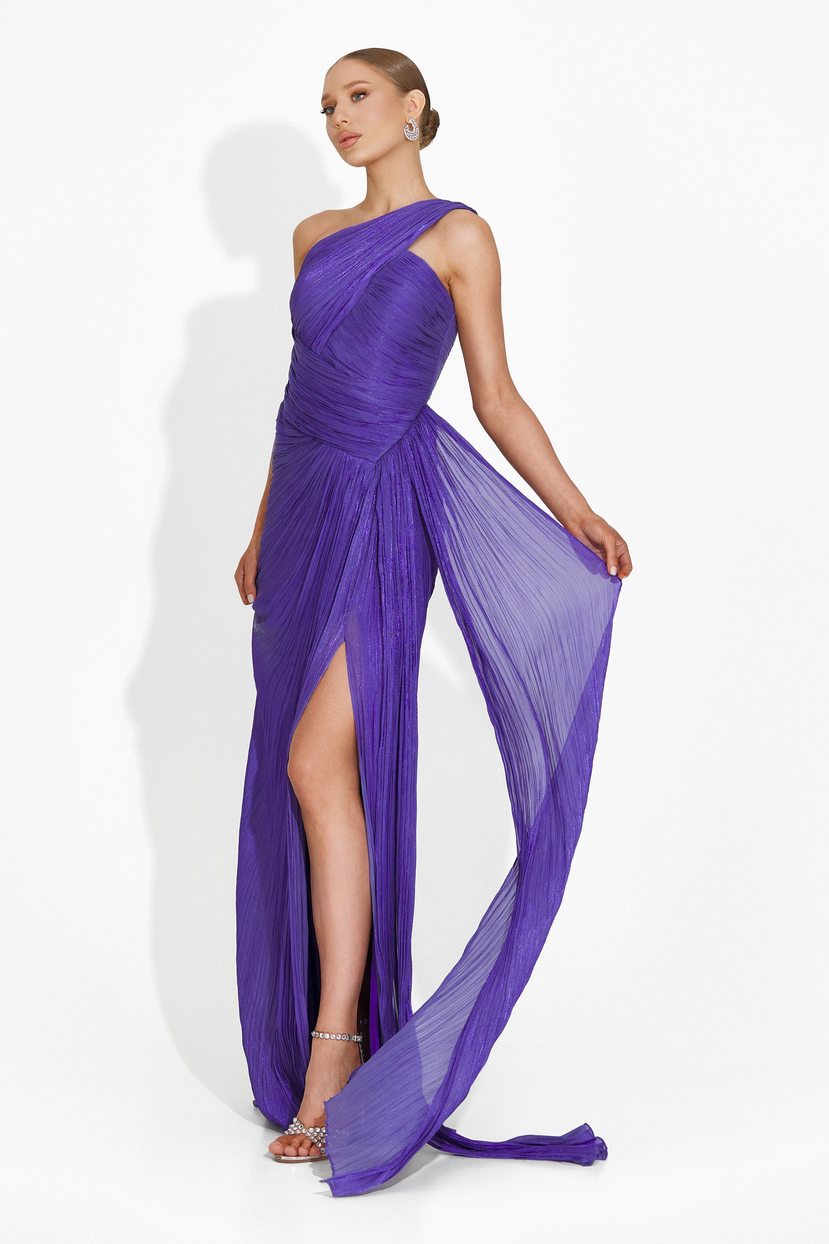 Rochie dama lunga lila Rosale Bogas