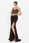 Rochie dama lunga maro Baty Bogas