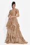 Rochie dama lunga maro Sandrina Bogas