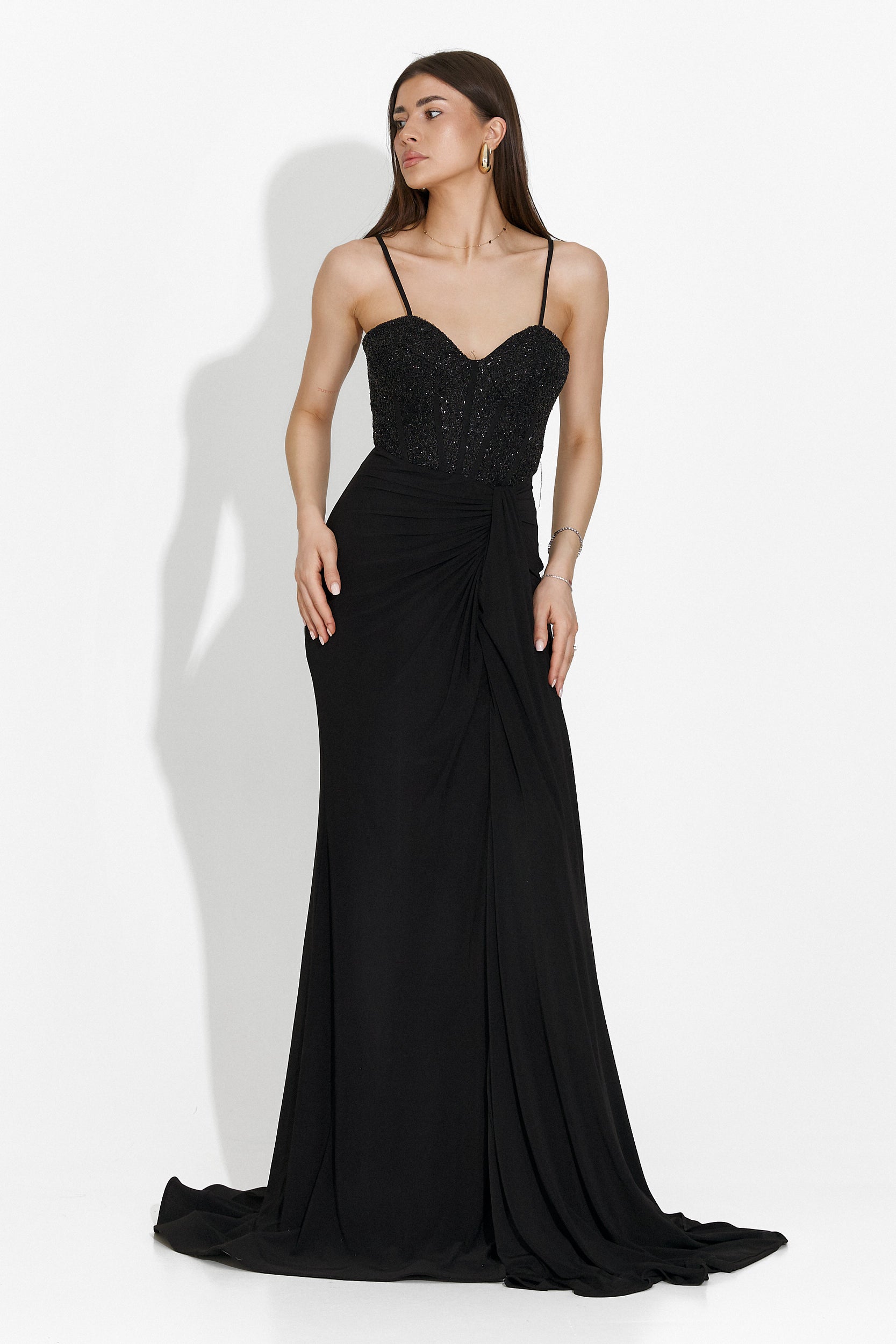 Black long dress for women Alexandria Bogas