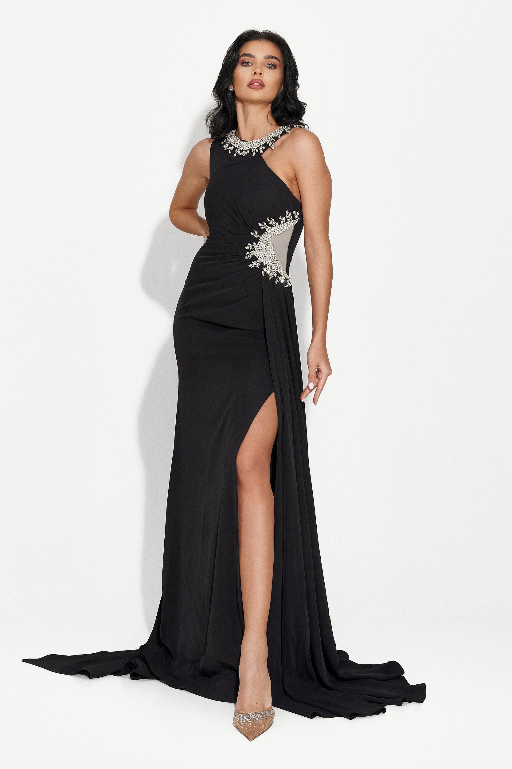 Long black dress for women Alexea Bogas