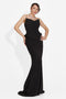 Rochie dama lunga neagra Caylei Bogas