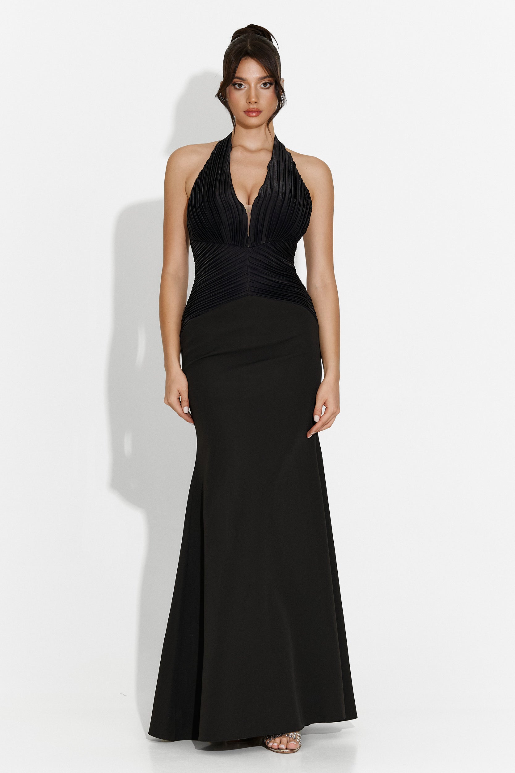 Cicy Bogas Long Black Dress for Women