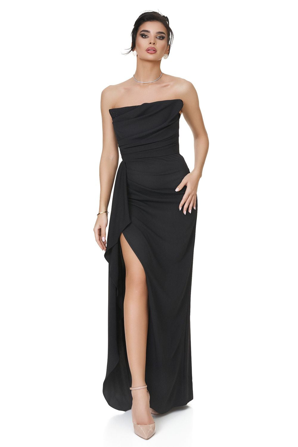 Black long lady dress Daity Bogas