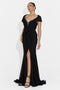 Rochie dama lunga neagra Emilia Bogas