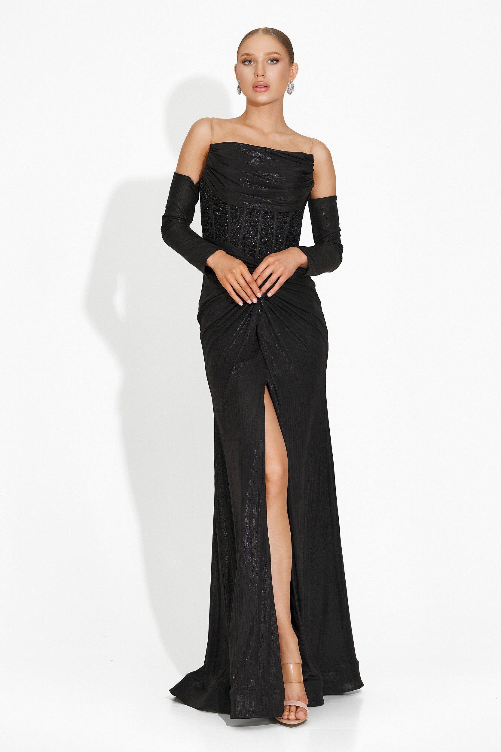 Long black dress for women Fredricka Bogas
