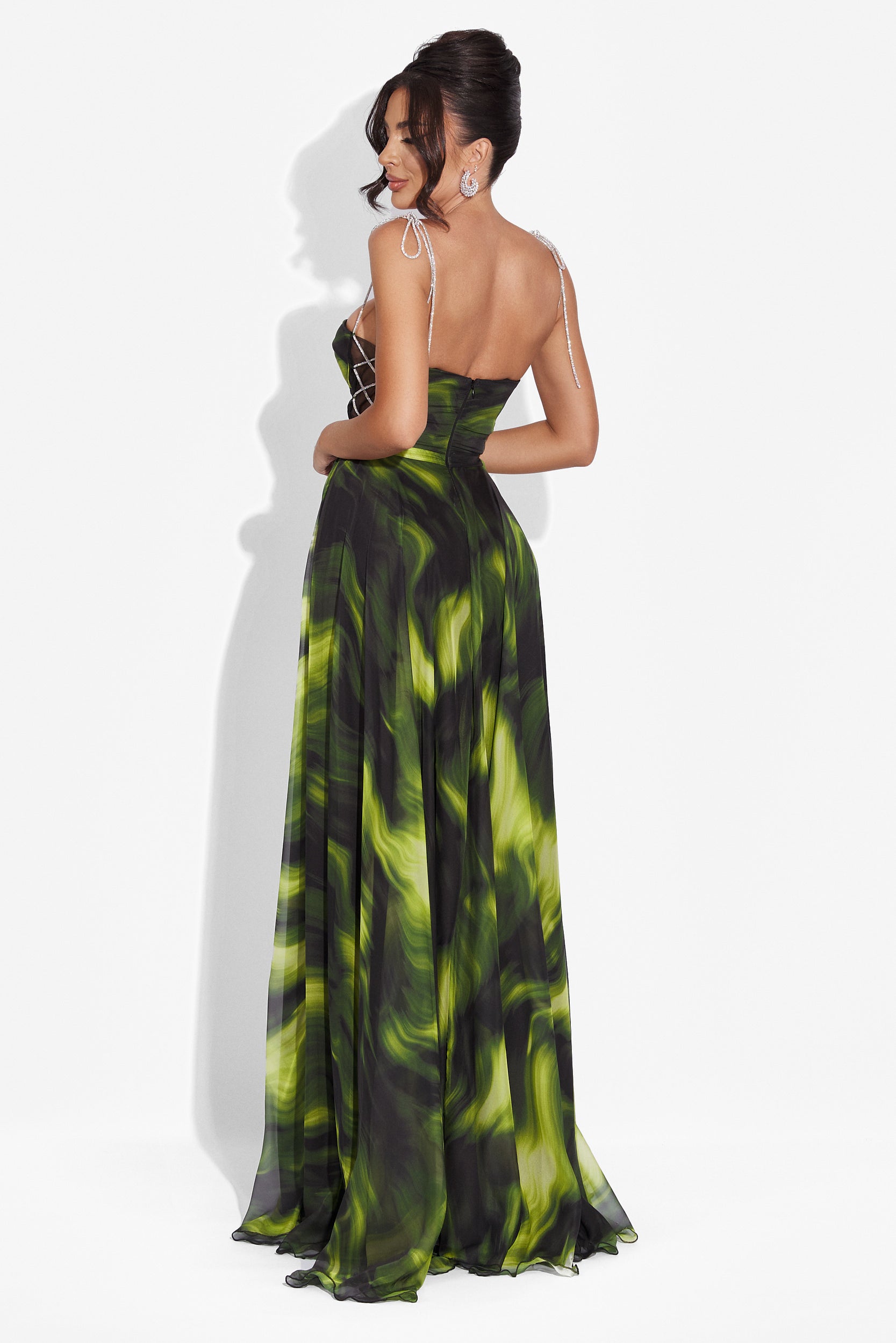 Rochie dama lunga neagra Galizana Bogas