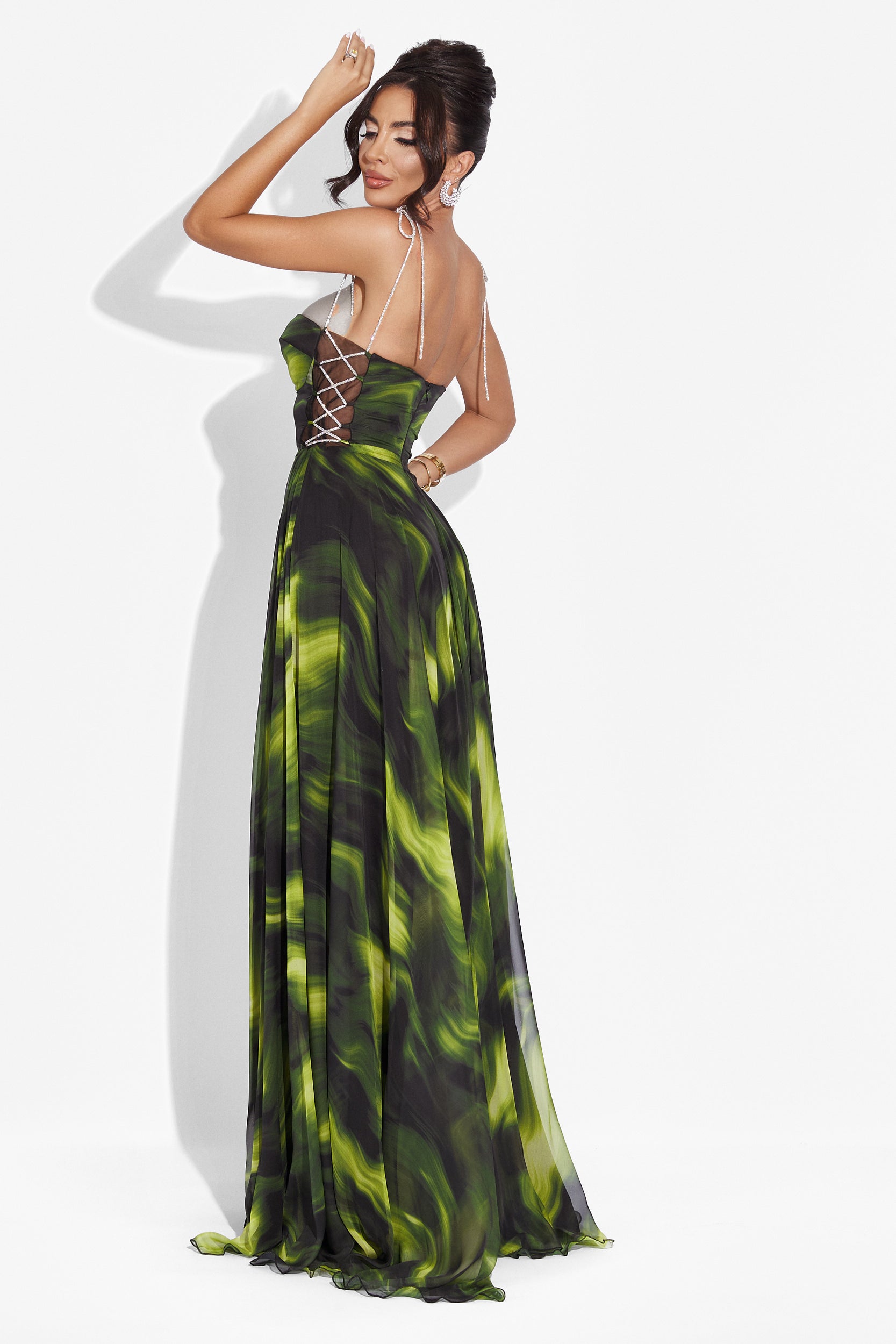 Rochie dama lunga neagra Galizana Bogas