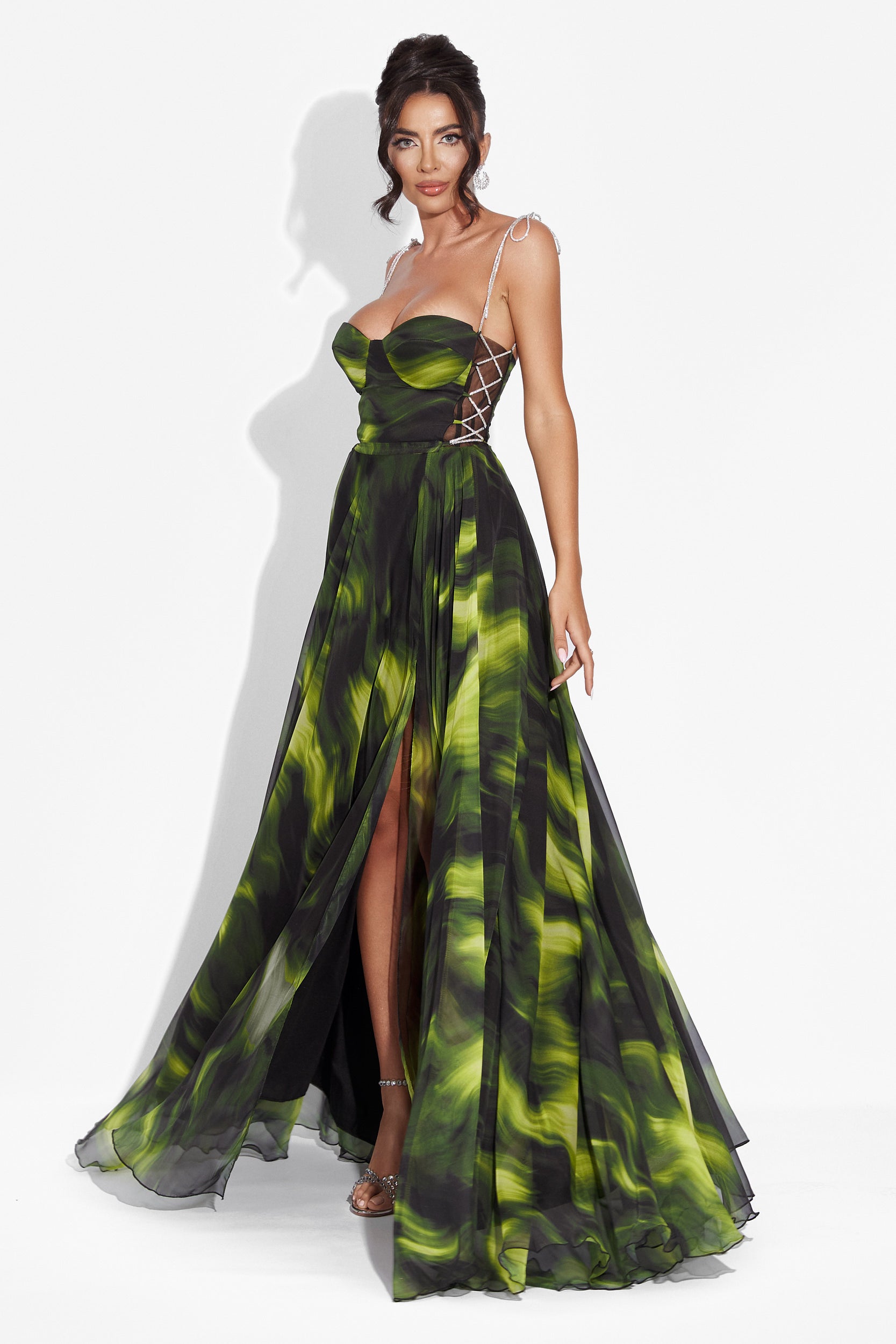Rochie dama lunga neagra Galizana Bogas