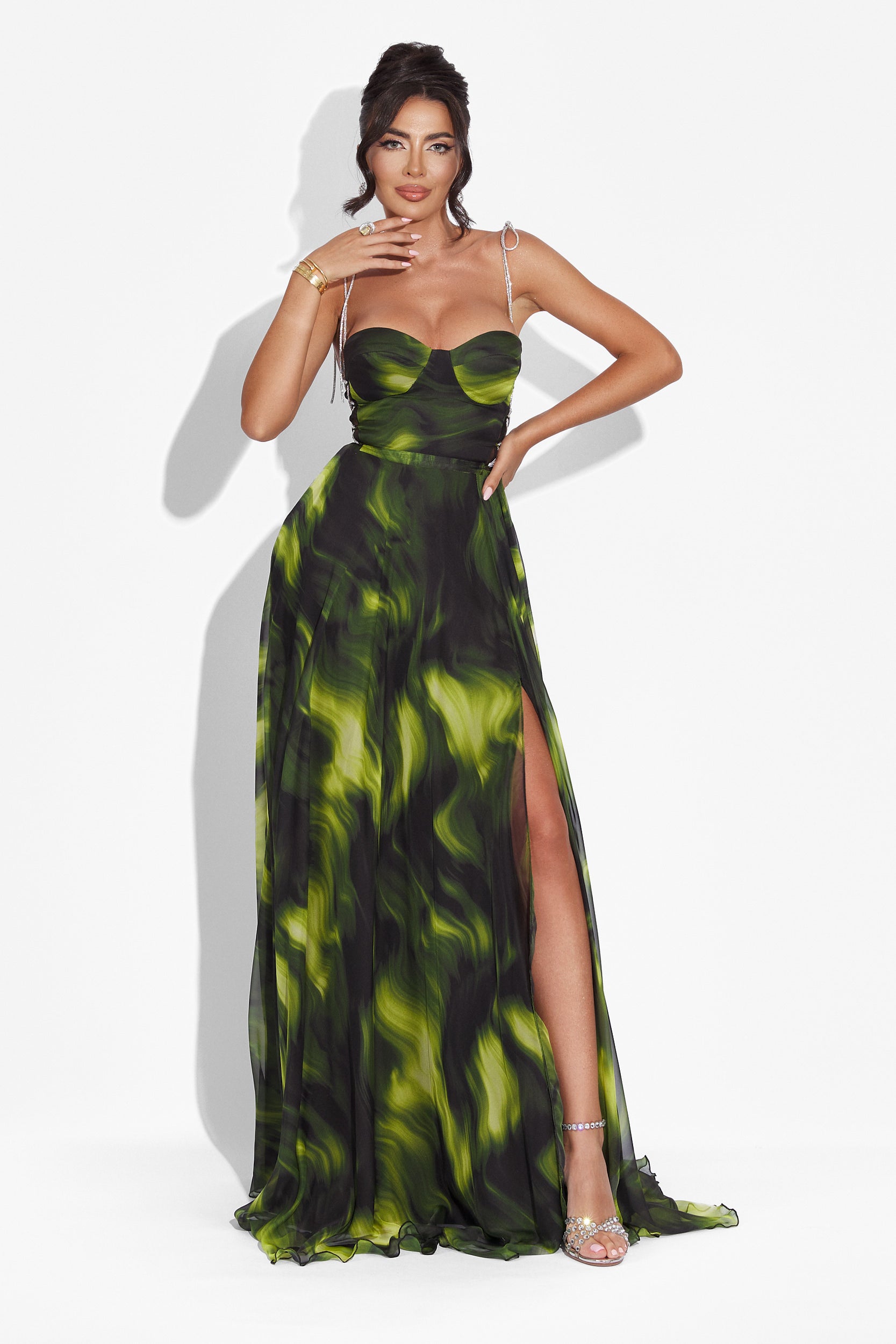 Rochie dama lunga neagra Galizana Bogas