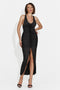 Rochie dama lunga neagra Janina Bogas