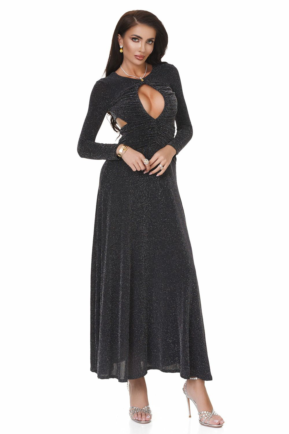 Rochie dama lunga neagra Lerisy Bogas