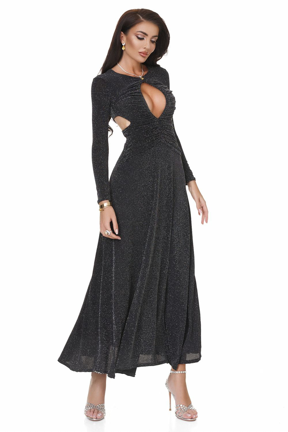 Rochie dama lunga neagra Lerisy Bogas