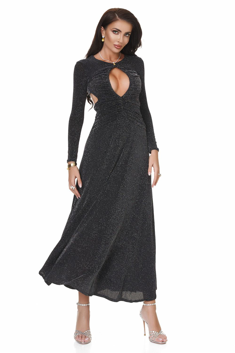 Rochie dama lunga neagra Lerisy Bogas