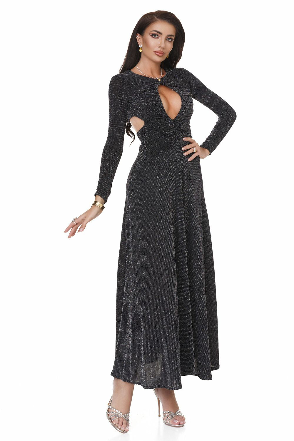 Rochie dama lunga neagra Lerisy Bogas