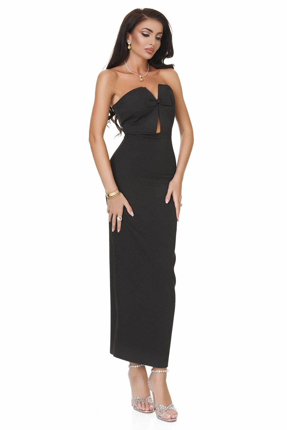 Mercisa Bogas long black dress for women