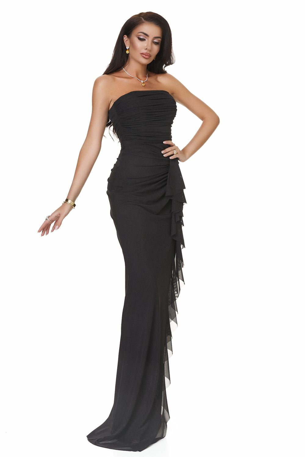 Petynina Bogas long black dress for ladies