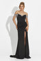 Rochie dama lunga neagra Phylis Bogas
