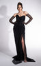 Rochie dama lunga neagra Sadye Bogas
