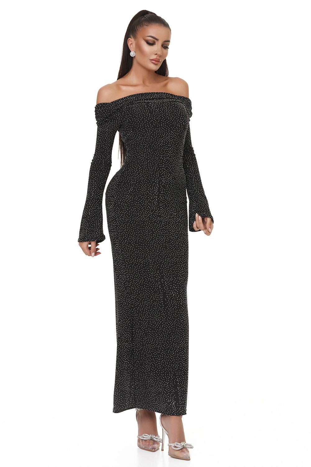 Serevi Bogas long black dress for women