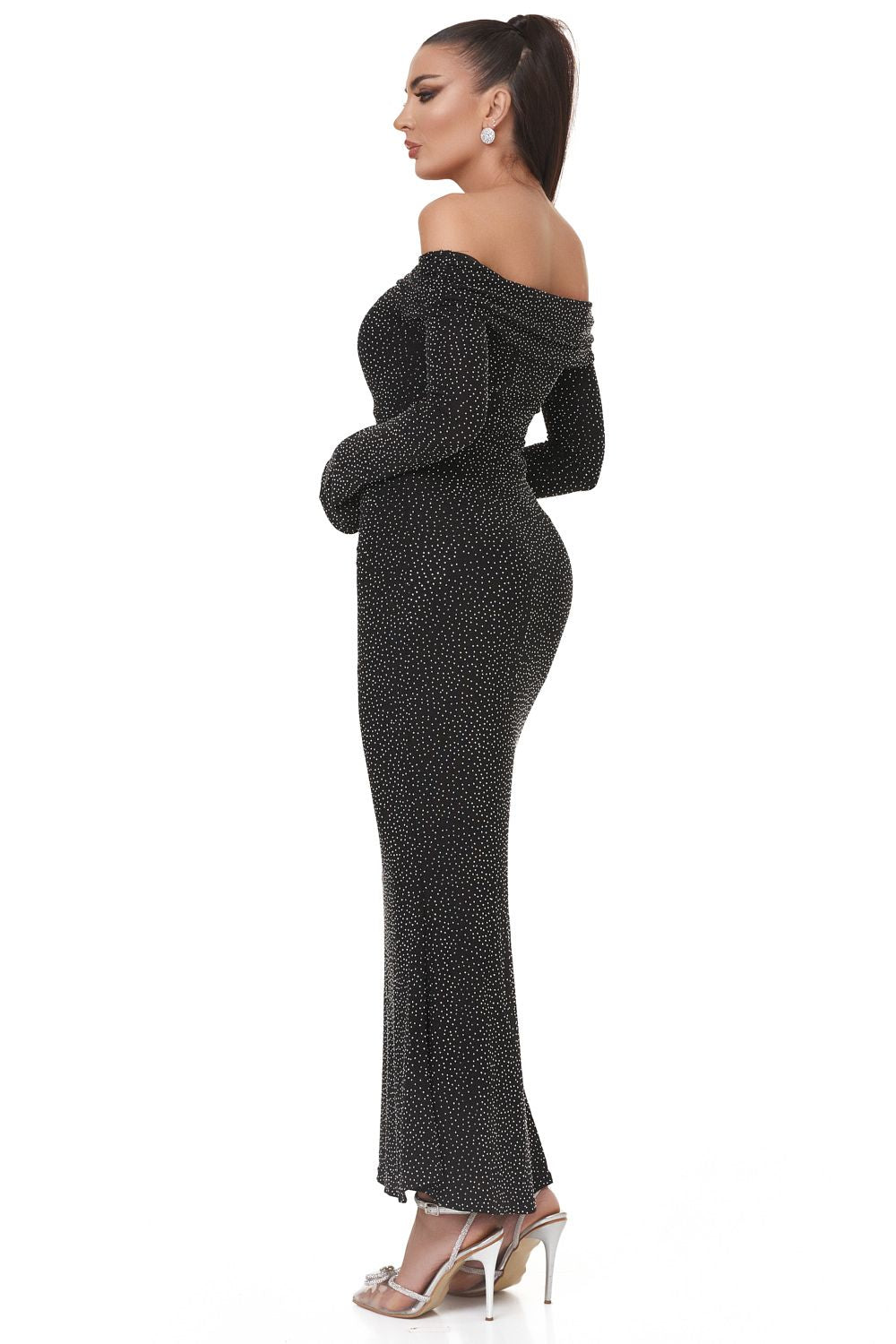 Serevi Bogas long black dress for women