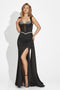 Sharyana Bogas Long Black Ladies Dress