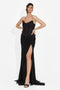 Rochie dama lunga neagra Tryna Bogas