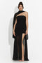 Rochie dama lunga neagra Vanasia Bogas
