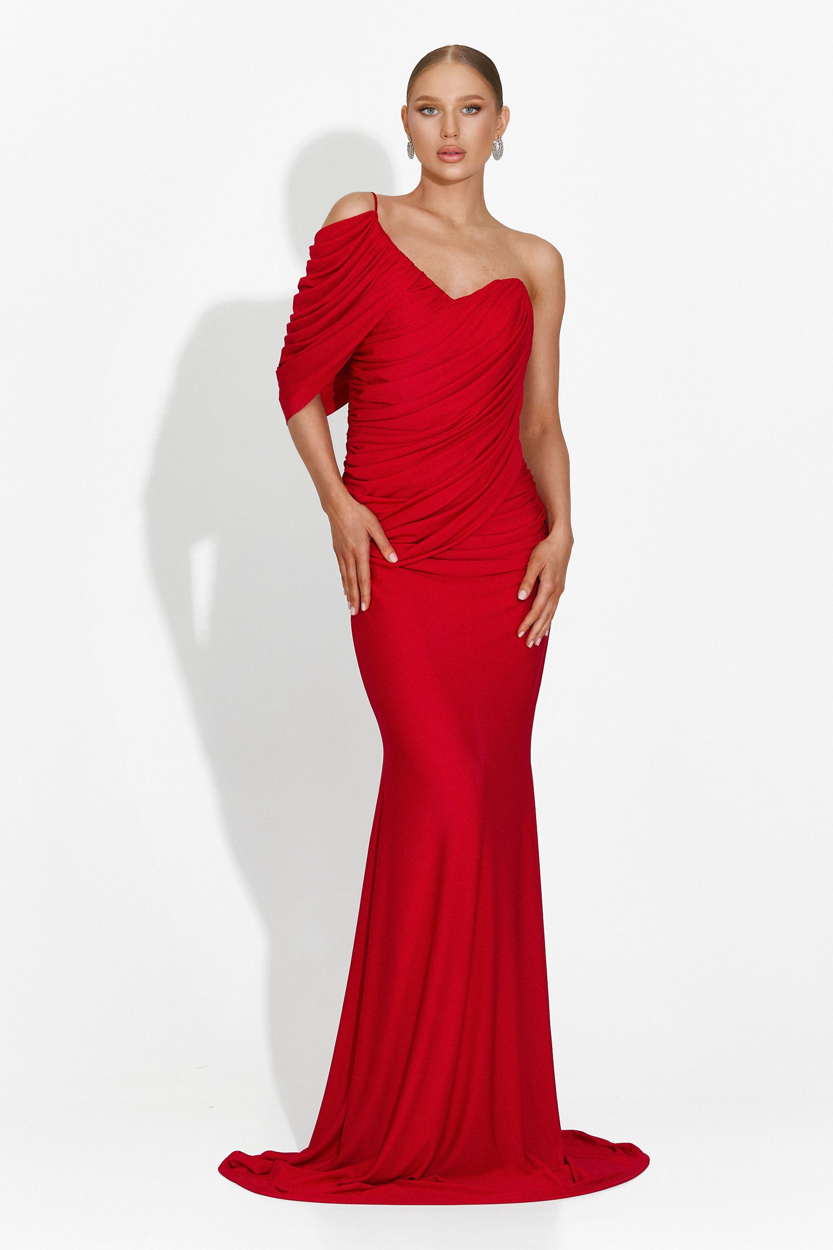 Rochie dama lunga rosie Alethia Bogas
