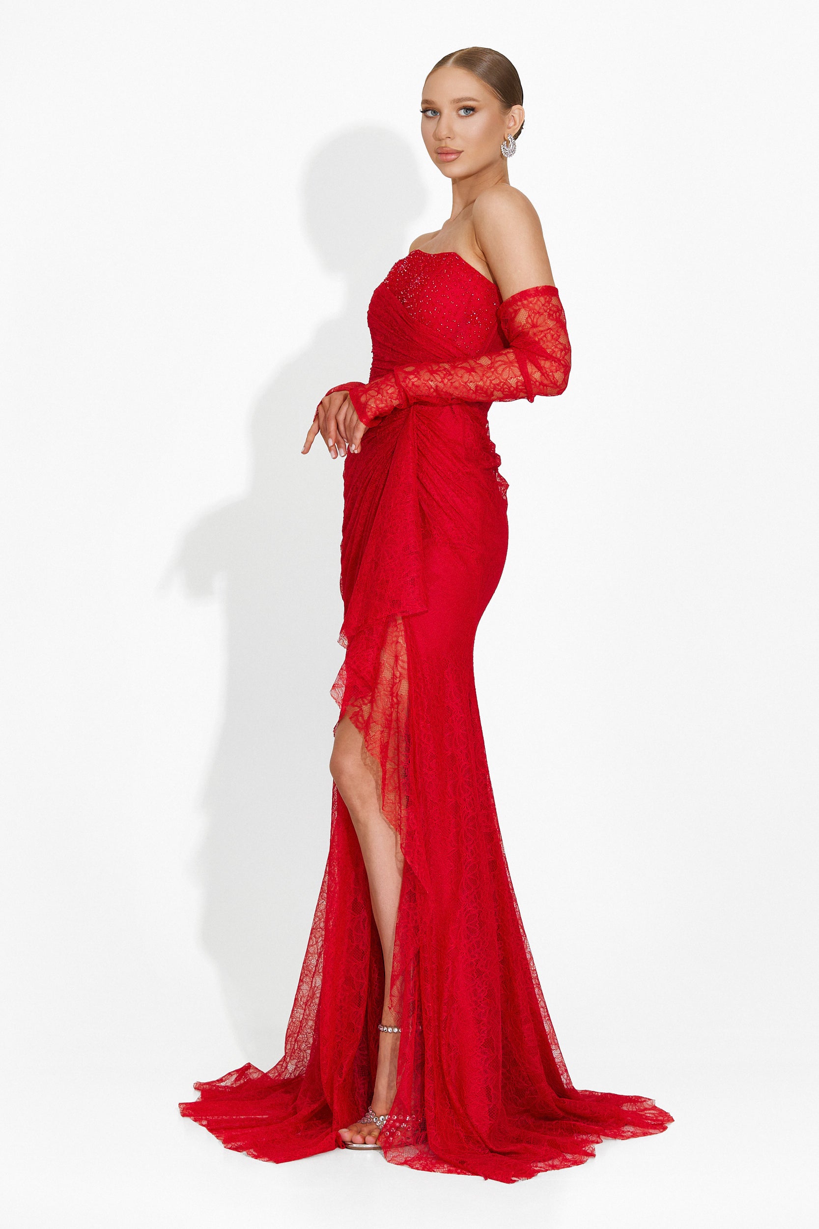 Red long dress for women Avila Bogas