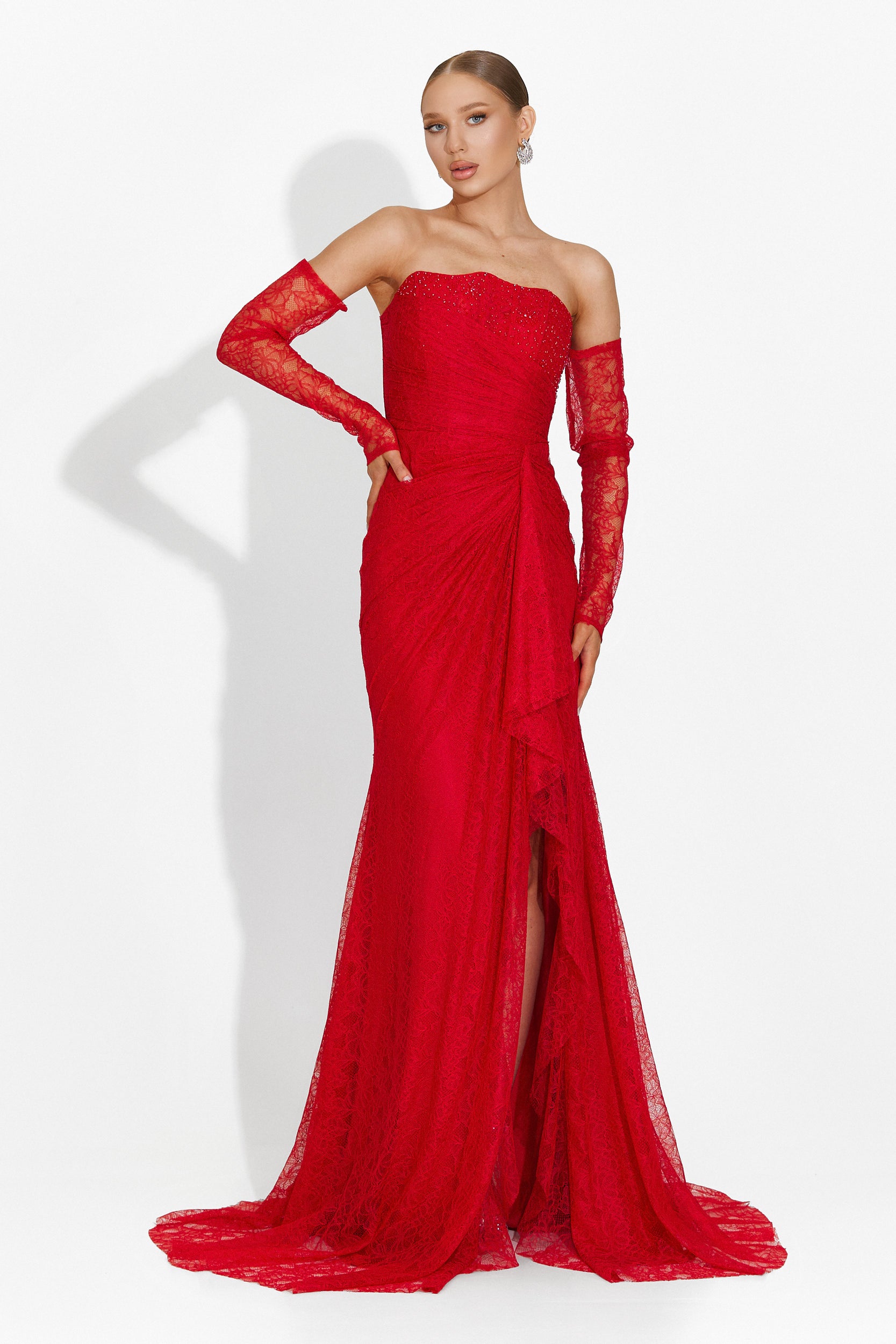 Red long dress for women Avila Bogas