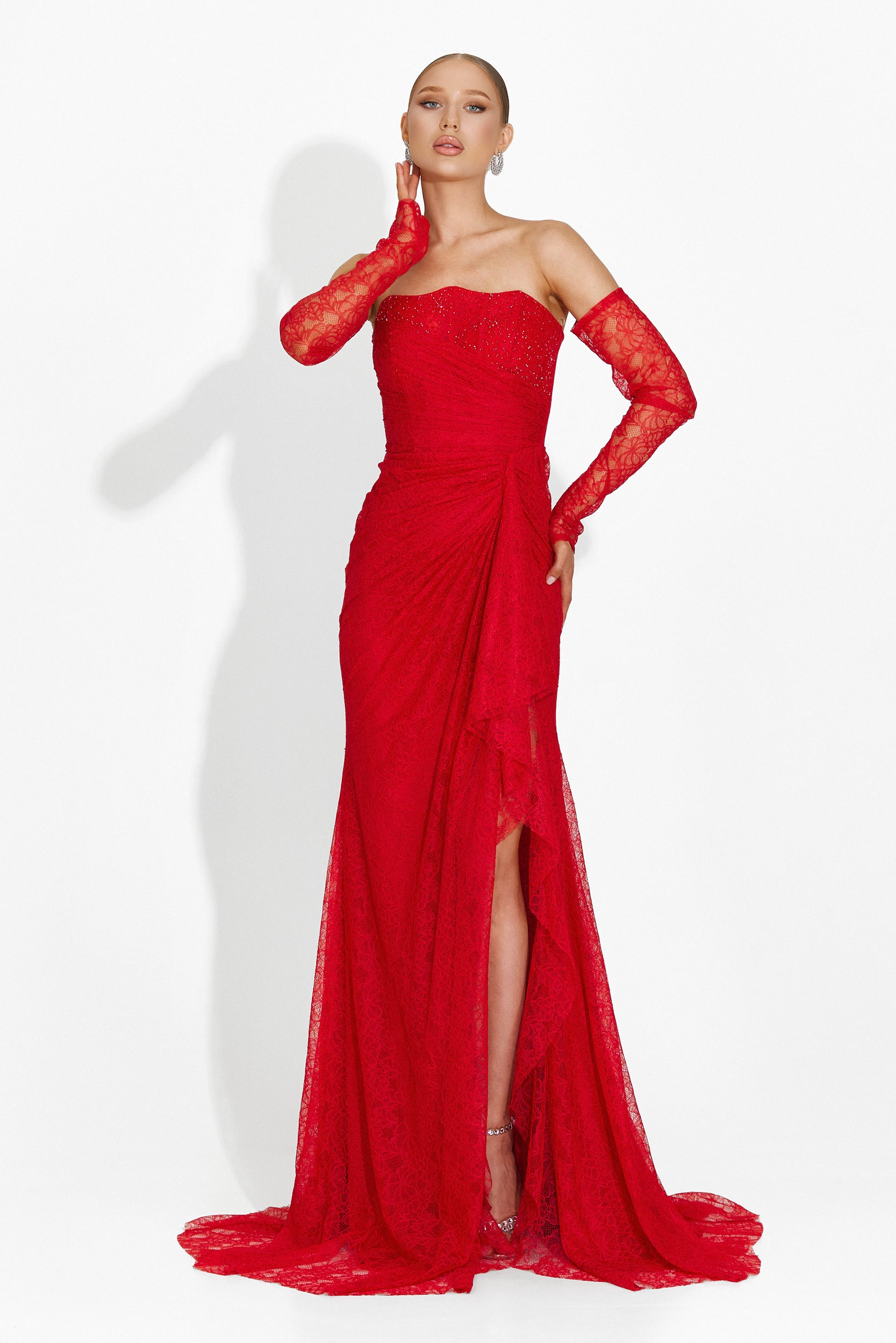 Red long dress for women Avila Bogas