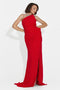 Rochie dama lunga rosie Felina Bogas