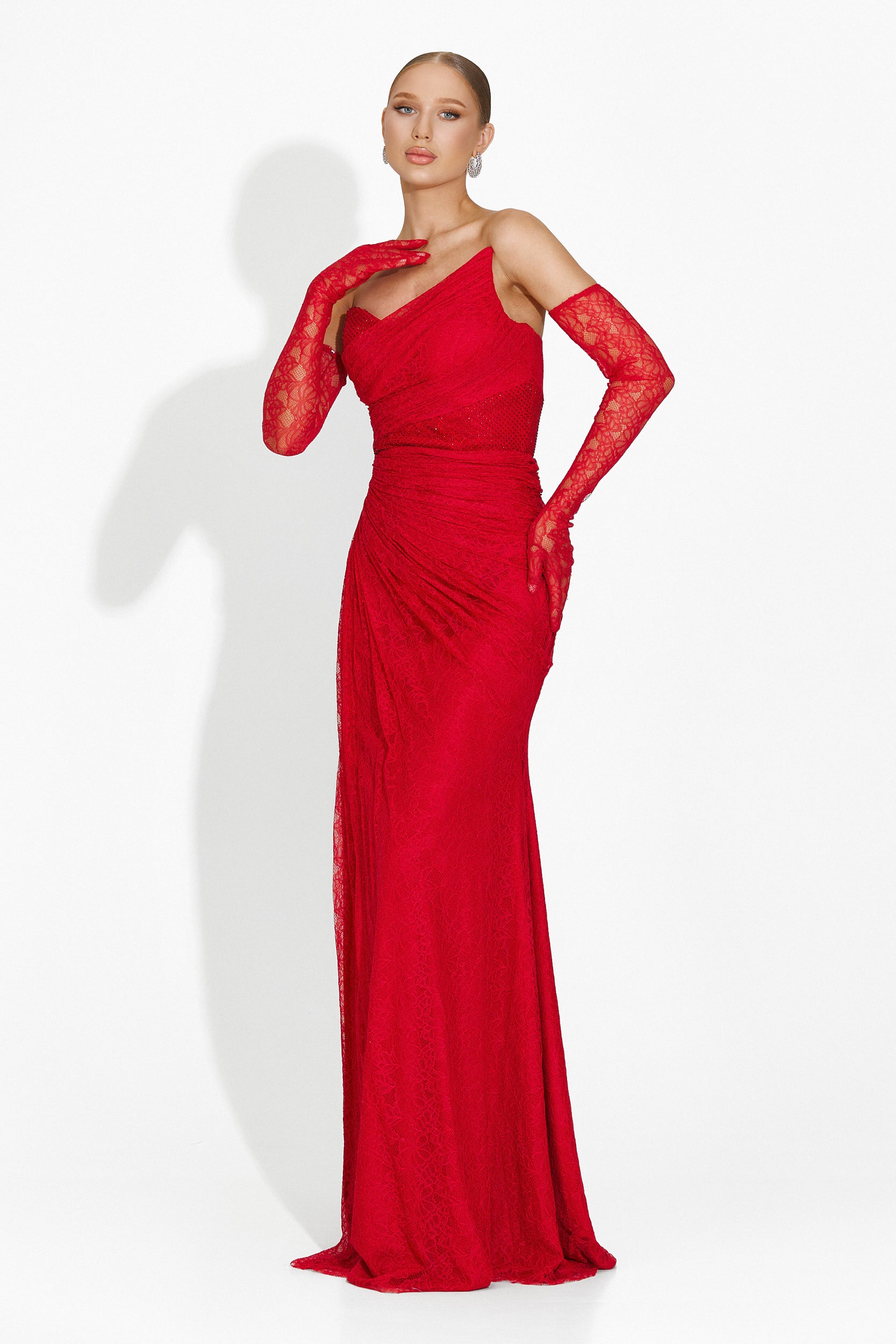 Long red dress for women Mathylda Bogas