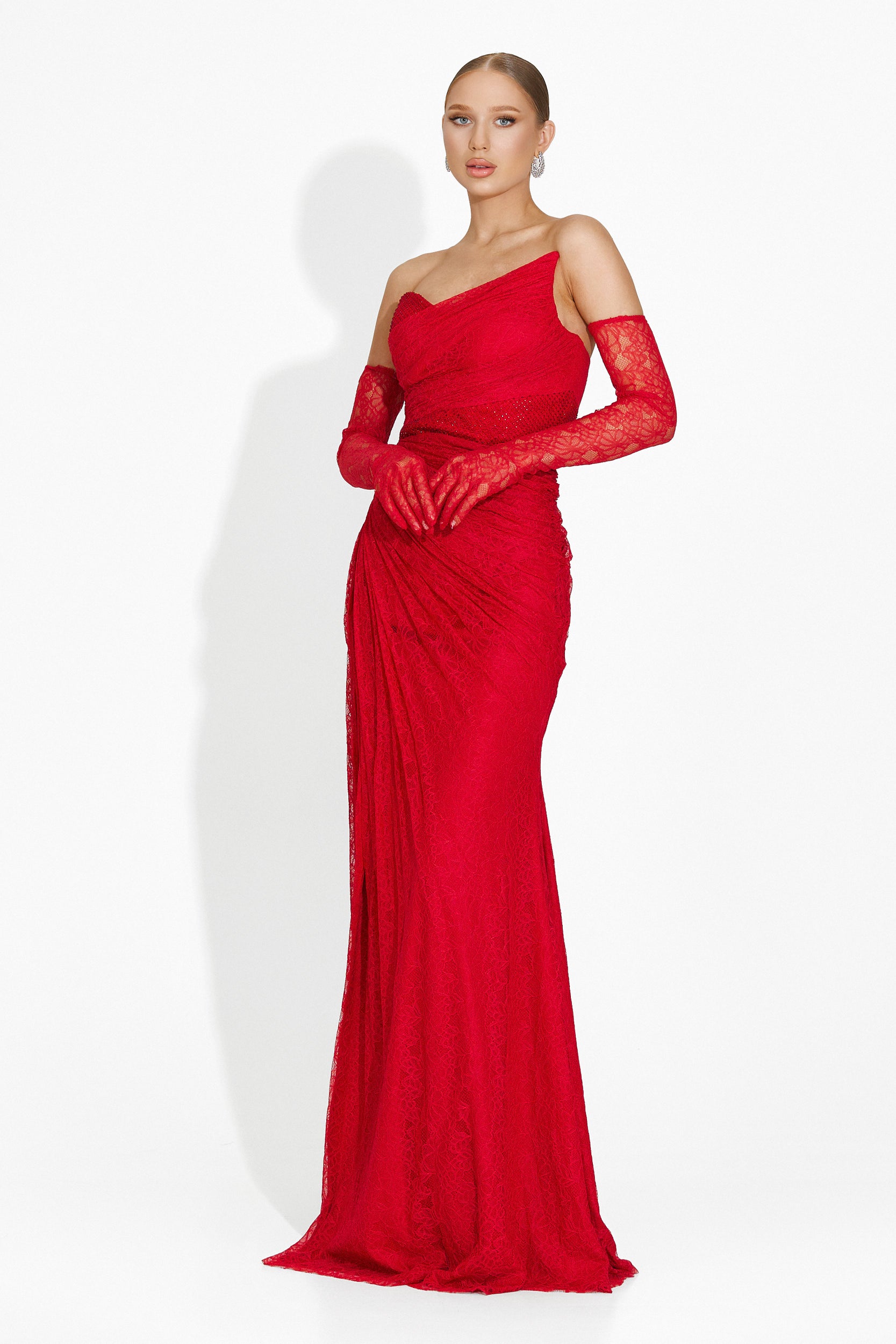 Long red dress for women Mathylda Bogas