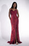 Rochie dama lunga rosie Mylanka Bogas