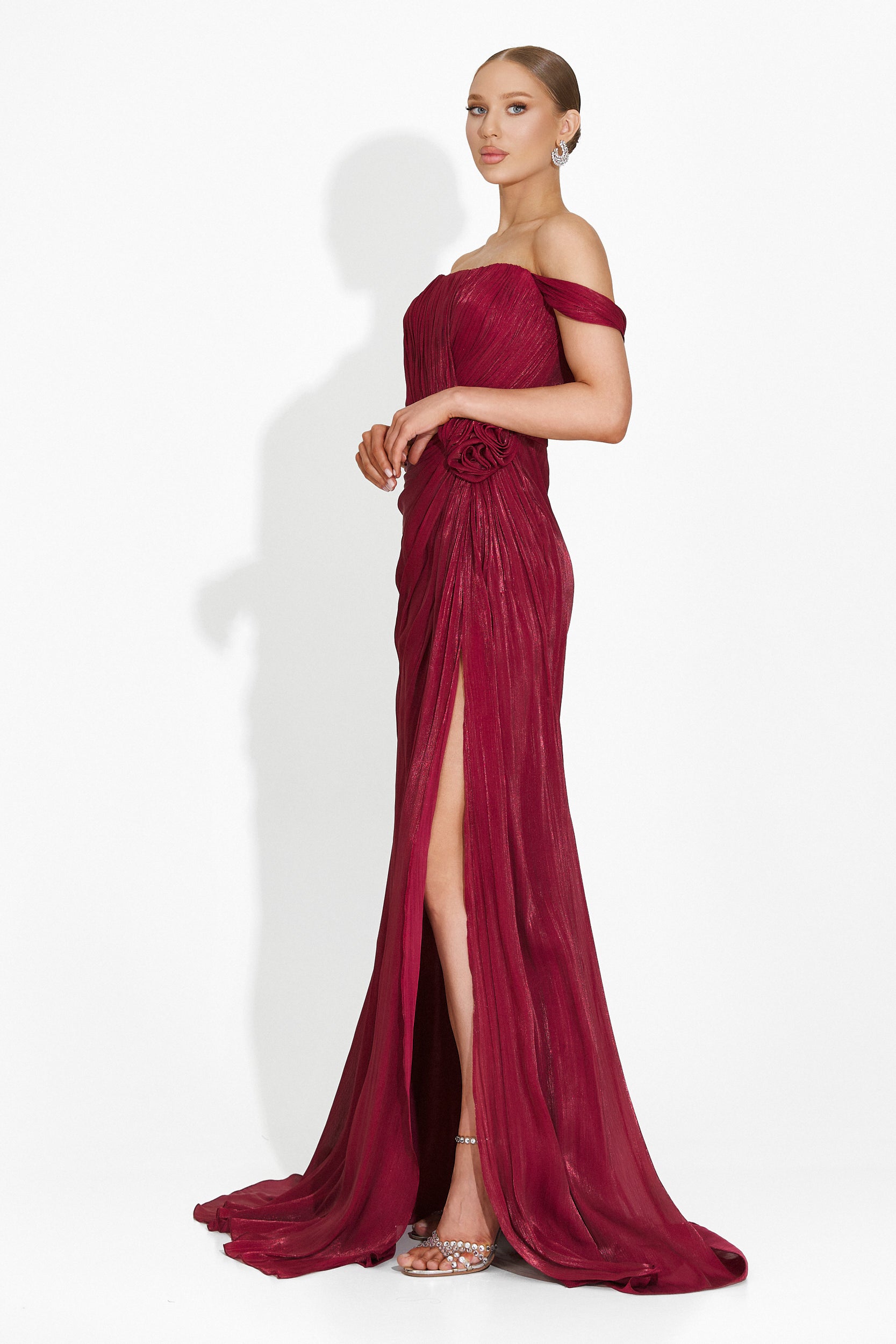 Rochie dama lunga rosie Sharmaine Bogas