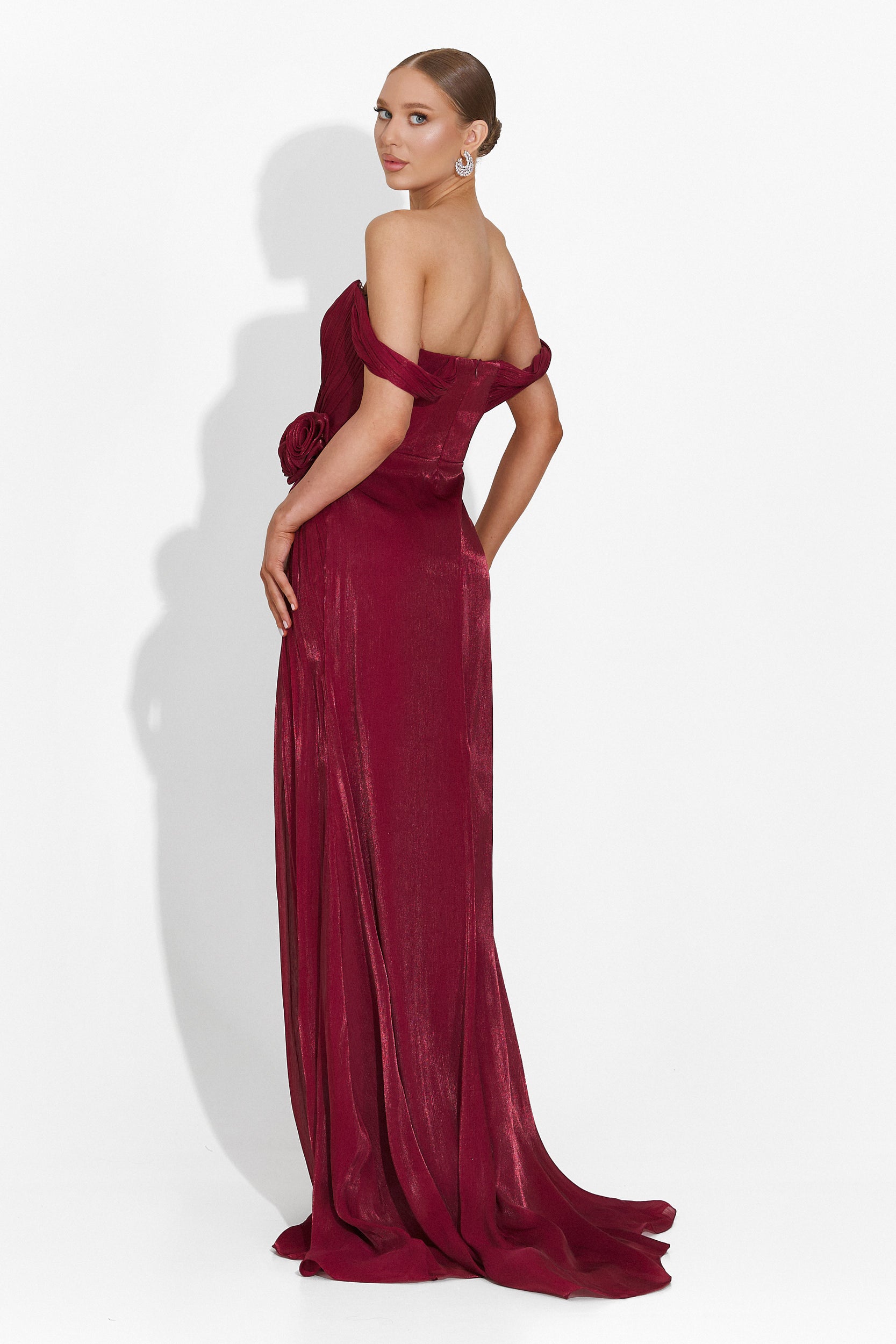 Rochie dama lunga rosie Sharmaine Bogas