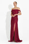 Sharmaine Bogas Long Red Ladies Dress