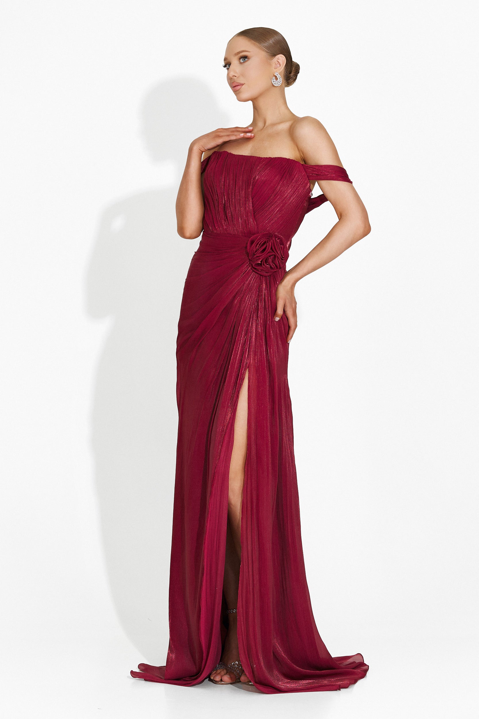 Rochie dama lunga rosie Sharmaine Bogas