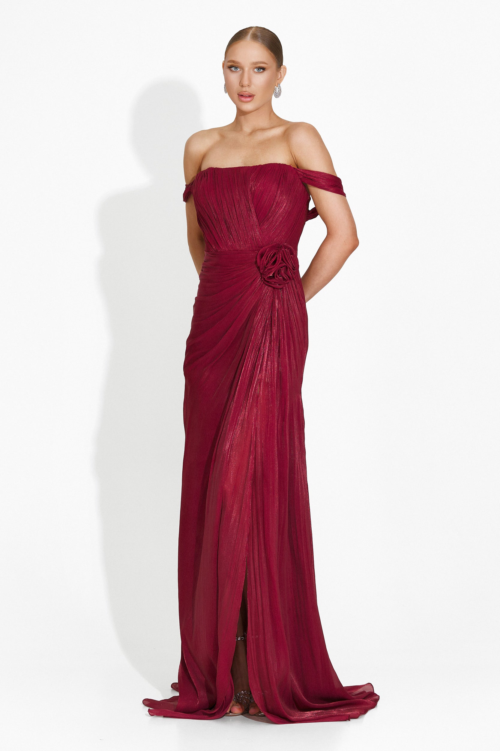 Rochie dama lunga rosie Sharmaine Bogas