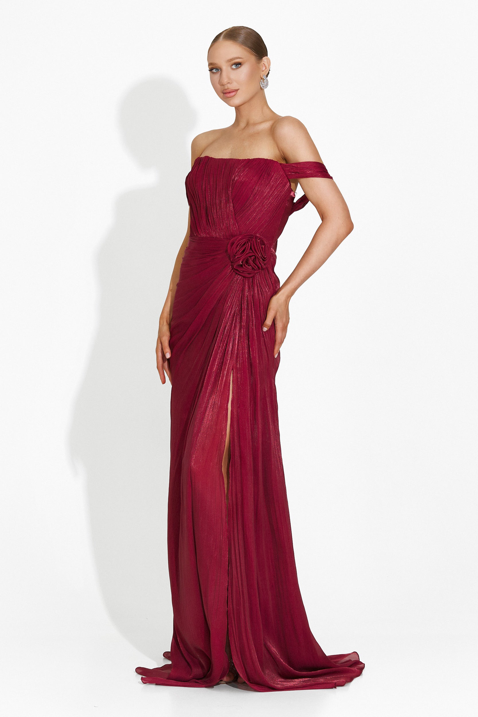 Rochie dama lunga rosie Sharmaine Bogas